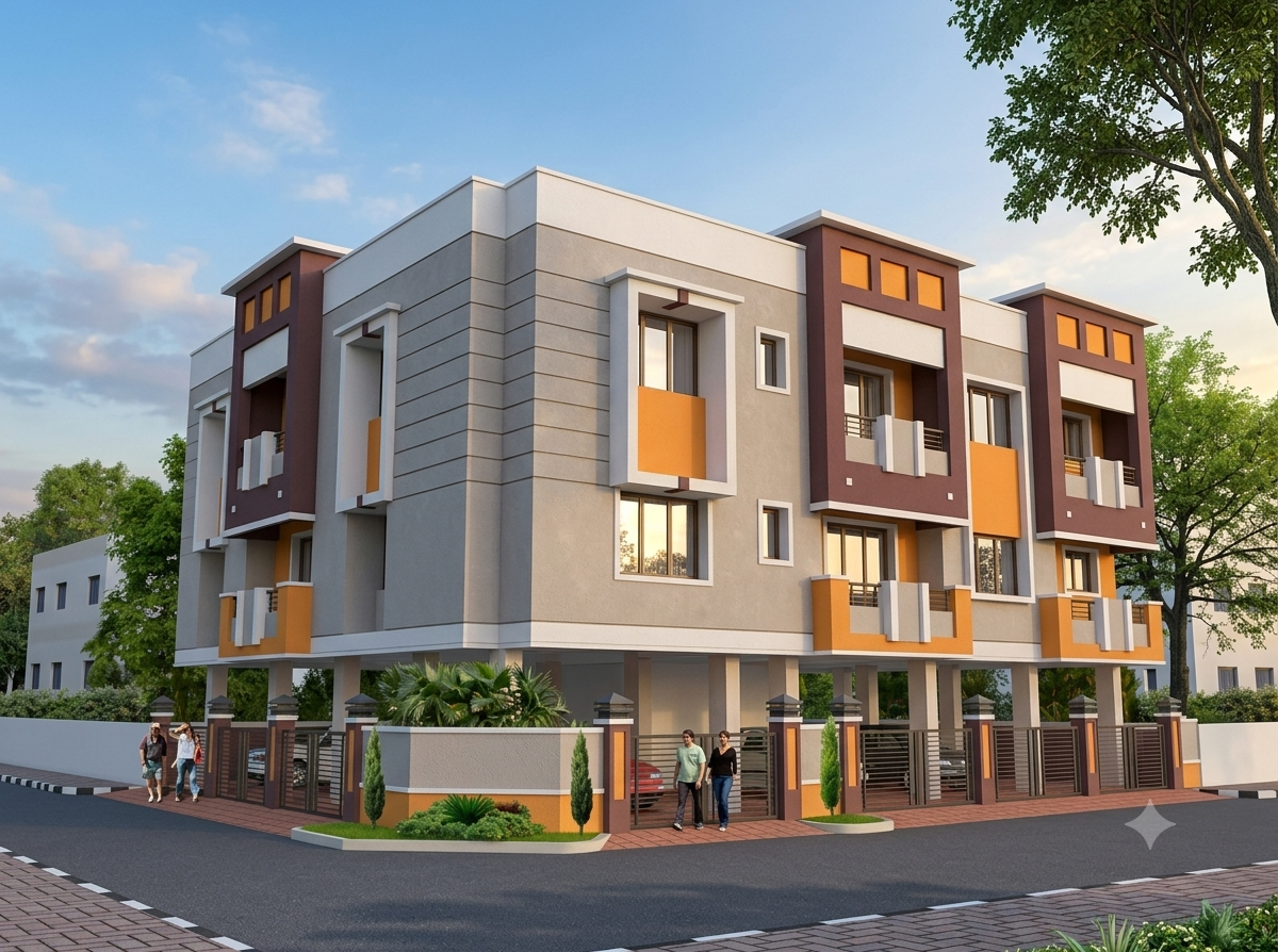 2BHK and 3BHK 
A1 N0-333,5TH Block,Mogappair,
Chennai